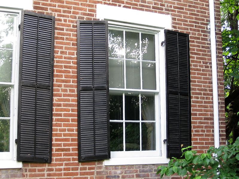 How To Install Exterior Window Shutters On Brick Home Dagorcompany