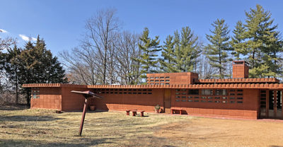 Frank Lloyd Wright Pappas House, St. Louis MO. Photo by Toby Weiss