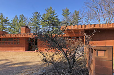 Detail of Frank Lloyd Wright Pappas House